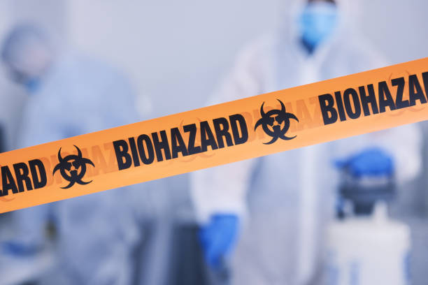 Professional Biohazard technician working in Spring Valley, WI